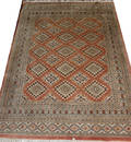 100517 BOKARA ORIENTAL WOOL RUG 5 3 X 7 8