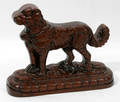110573 GERMAN BLACK FOREST WOOD FIGURE OF A DOG