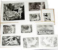 092494 MICHAEL BRADY LOT OF ETCHINGS
