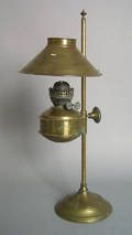 Brass fluid table lamp