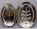 091543 SILVERPLATE TEA TRAY  WELLANDTREE PLATTER