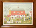 12033 DAVID ELLINGER OIL ON BOARD FARM AUCTION
