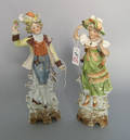 Pair of bisque figures