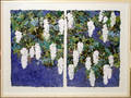 12044 JOE ZINA HANDMADE PAPER DIPTYCH WISTERIA