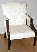 11040 GEORGE III MAHOGANY ARMCHAIR C 1800