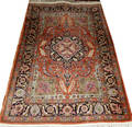 11031 VERY FINE QUM PERSIAN SILK RUG 5 8x3 6