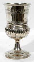 11023 GEORGE III STERLING SILVER GOBLET H 675