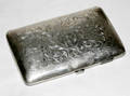 10059 ENGLAND CHASED STERLING SILVER CIGARETTE BOX