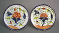 Two Gaudy Dutch plates 19th c