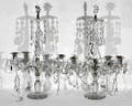 122039 CRYSTAL TWOLIGHT CANDELABRA H 2225 W 145
