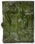 122027 MARSHALL FREDERICKS BRONZE WALL SCULPTURE
