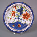 Gaudy Dutch plate 19th c