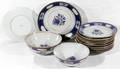 122042 CHINESE EXPORT PORCELAIN LUNCHEON PLATES