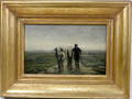 122002 ANTON MAUVE OIL ON CANVAS CATTLE HERDER