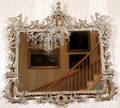 121032 CHIPPENDALE STYLE CHINOISERIE MIRROR