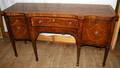 120027 SHERATON STYLE WALNUT  SATINWOOD INLAY BUFFET