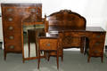 110017 BERKEY  GAY WALNUT  SATINWOOD BEDROOM SUITE