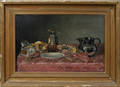 102019 ALFRED B COPELAND OIL ON CANVAS STILL LIFE