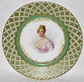 101014 SEVRES MADAME DE MONTEBELLO PORCELAIN PLATE