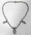 100031 DIAMOND  WHITE GOLD NECKLACE