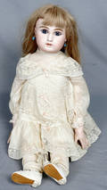093006 J N STEINER BISQUE HEAD MACHEWOOD DOLL