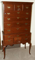 092043 AMERICAN QUEEN ANNE CHERRY HIGHBOY