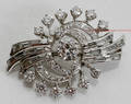 092058 WHITE GOLD  DIAMOND BROOCH