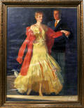 092006 MCCLELLAND BARCLAY OIL ON CANVAS COUPLE