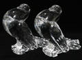 091031 STEUBEN GLASS POUTER PIGEONS