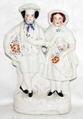 041074 STAFFORDSHIRE MARRIED COUPLE C 1850 H 93