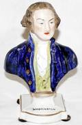 041066 STAFFORDSHIRE GEORGE WASHINGTON BUST C 1850