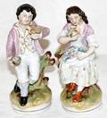 041064 STAFFORDSHIRE POTTERY FIGURES C 1850 H 75