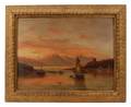 Continental School Sailboats at Sunset Oil