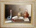 062072 GIORDANO BECCIANI OIL ON CANVAS STILL LIFE