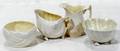 061158 BELLEEK LILY  NEPTUNE PORCELAIN BOWLS