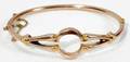 061152 VICTORIAN 14KT GOLD BANGLE BRACELET