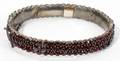 061151 VICTORIAN GARNET BANGLE BRACELET