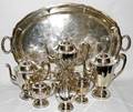 042071 MORENO MEXICAN SILVER TEA  COFFEE SERVICE