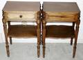 041242 MAHOGANY NIGHTSTANDS C 1940 2 H 27 W 17