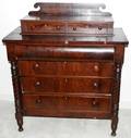 031178 VICTORIAN EMPIRE REVIVAL MAHOGANY CHEST