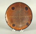 Pennsylvania redware pie plate 19th c