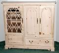 020098 PICKLED PINE ENTERTAINMENT CENTER H 56 W 58