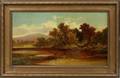 062088 PAUL DELACROIX OIL ON CANVAS LANDSCAPE
