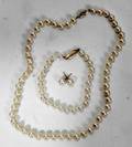 051096 BIRKS PEARL NECKLACE BRACELET  EARRINGS
