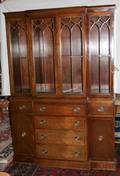 051086 RWAY GEORGIAN STYLE MAHOGANY SECRETARY