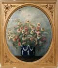 042082 MAYER OIL ON BOARD STILL LIFE OF FLOWERS