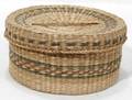 041284 NATIVE AMERICAN HANDWOVEN COVERED BOX C1920