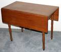 030102 AMERICAN CHERRY DROP LEAF TABLE 19TH C