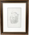 022073 CEZANNE LITHOGRAPH SELF PORTRAIT 126x109