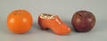 Three redware banks 19th c